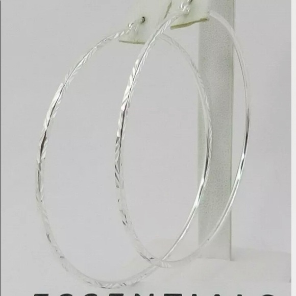 Authentic Anne Klein Essentials hoop earrings noc - Picture 4 of 4